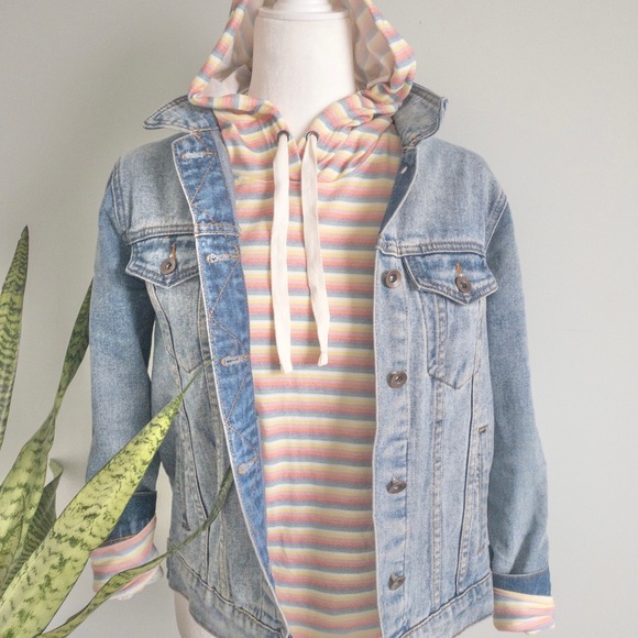 Butter Soft Rainbow Hoodie - Picture 1 of 5